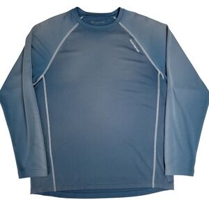Redington Mens Blue Long Sleeve Fishing Performance Shirt Size Large
